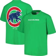 PLEASURES Men's PLEASURES Green Chicago Cubs Ballpark T-Shirt