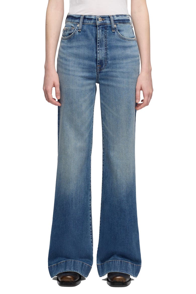 Dojo Tailorless Wide Leg Trouser Jeans, Main, color, FADED ECHO