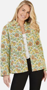 Yumi Sunflower Reversible Quilted Jacket