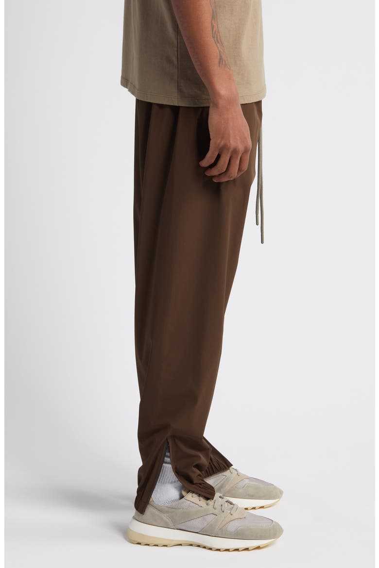 Stretch Nylon Track Pants, Alternate, color, WOOD