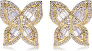 SUZY LEVIAN Cubic Zirconia Butterfly Stud Earrings