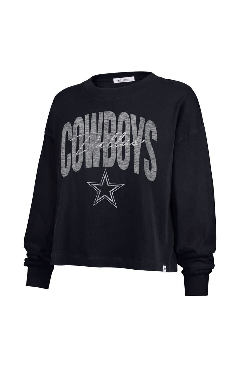 '47 Women's '47 Navy Dallas Cowboys Muse Sydney Long Sleeve T-Shirt, Alternate, color, 