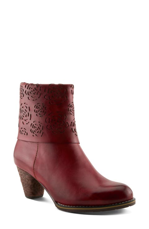 Kissofarose Leather Bootie