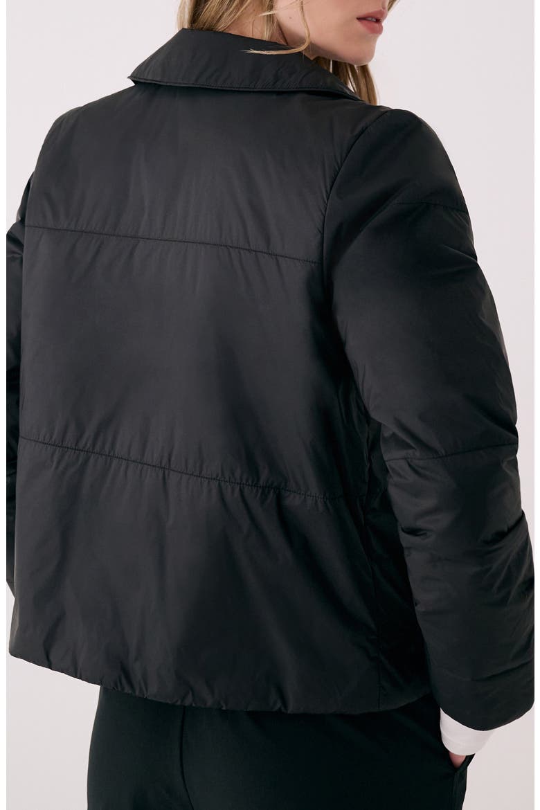 Dani Water Repellent Insulated Crop Jacket, Alternate, color, BLACK