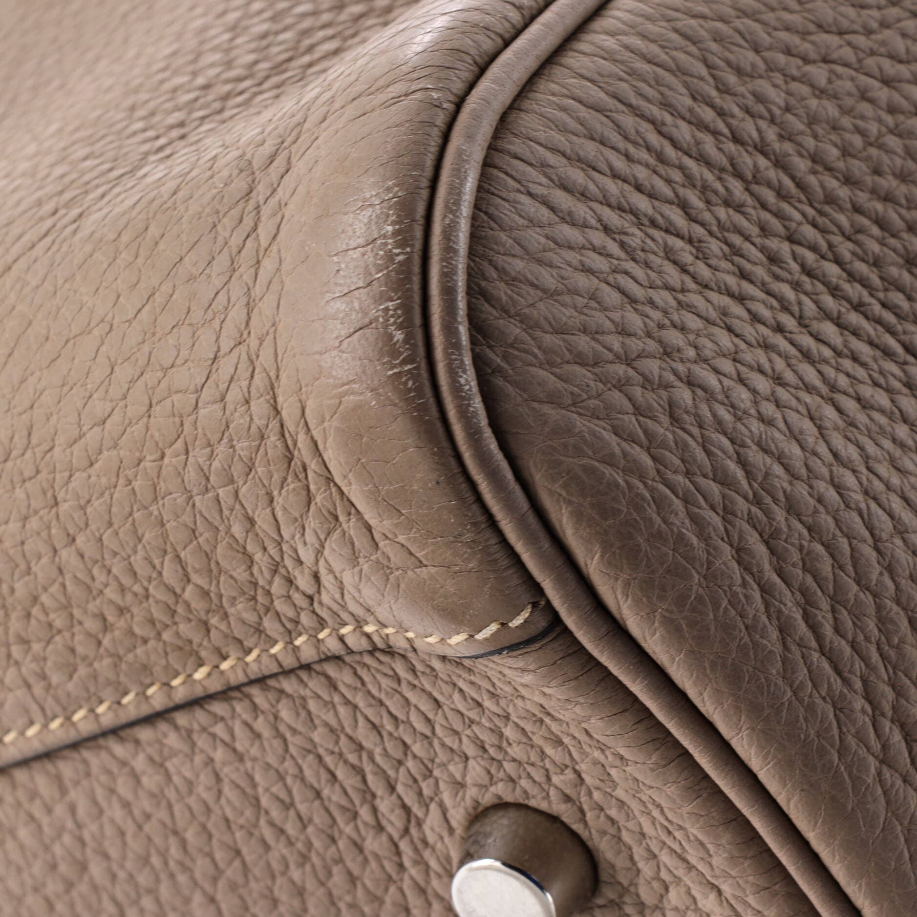 Pre-Owned Hermes Lindy Bag Clemence 34, Alternate, color, Gris Tourterelle