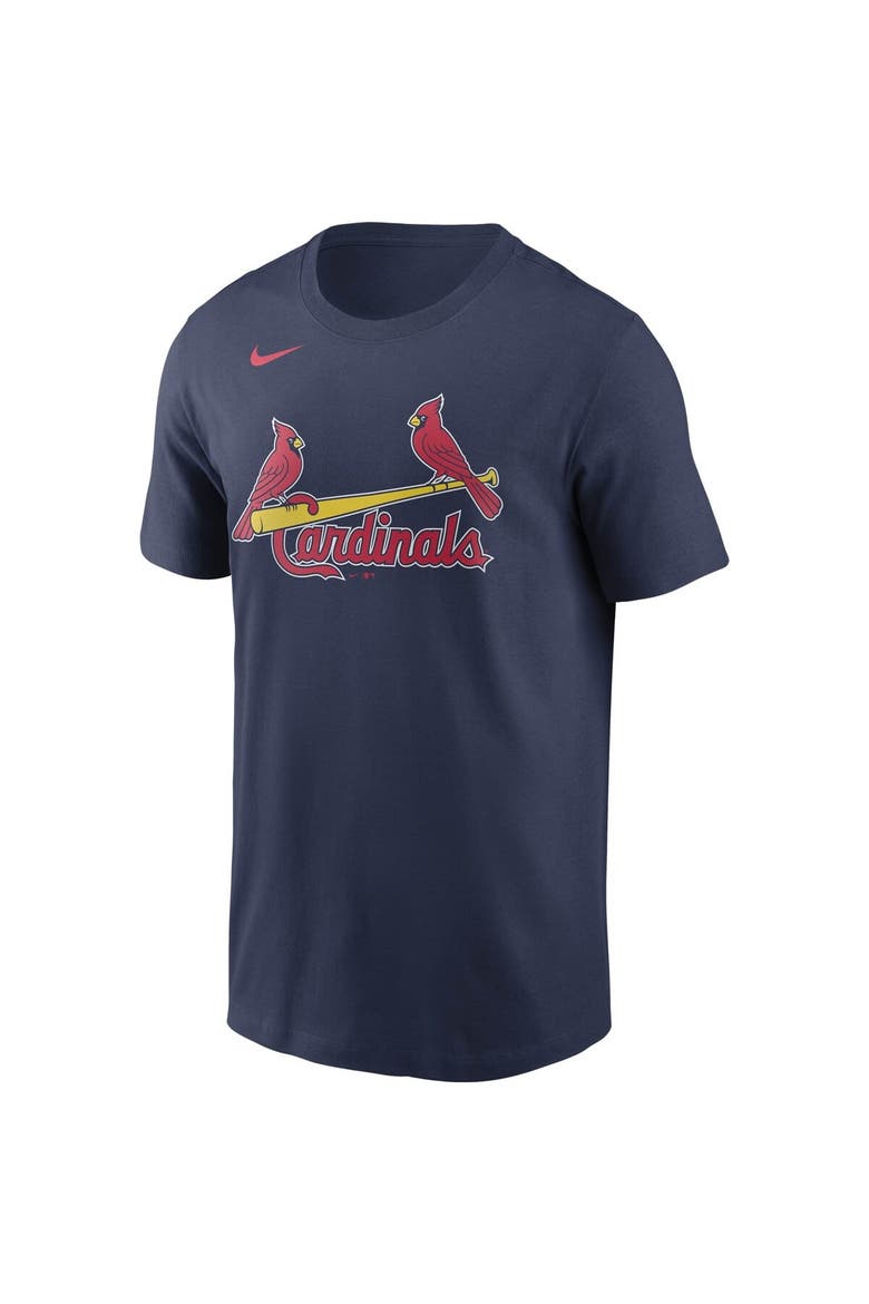 Men's Nike Navy St. Louis Cardinals Team Wordmark T-Shirt, Alternate, color, Navy