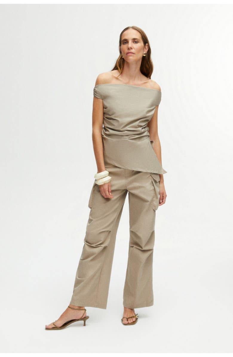 Nocturne Asymmetrical Blouse, Alternate, color, 