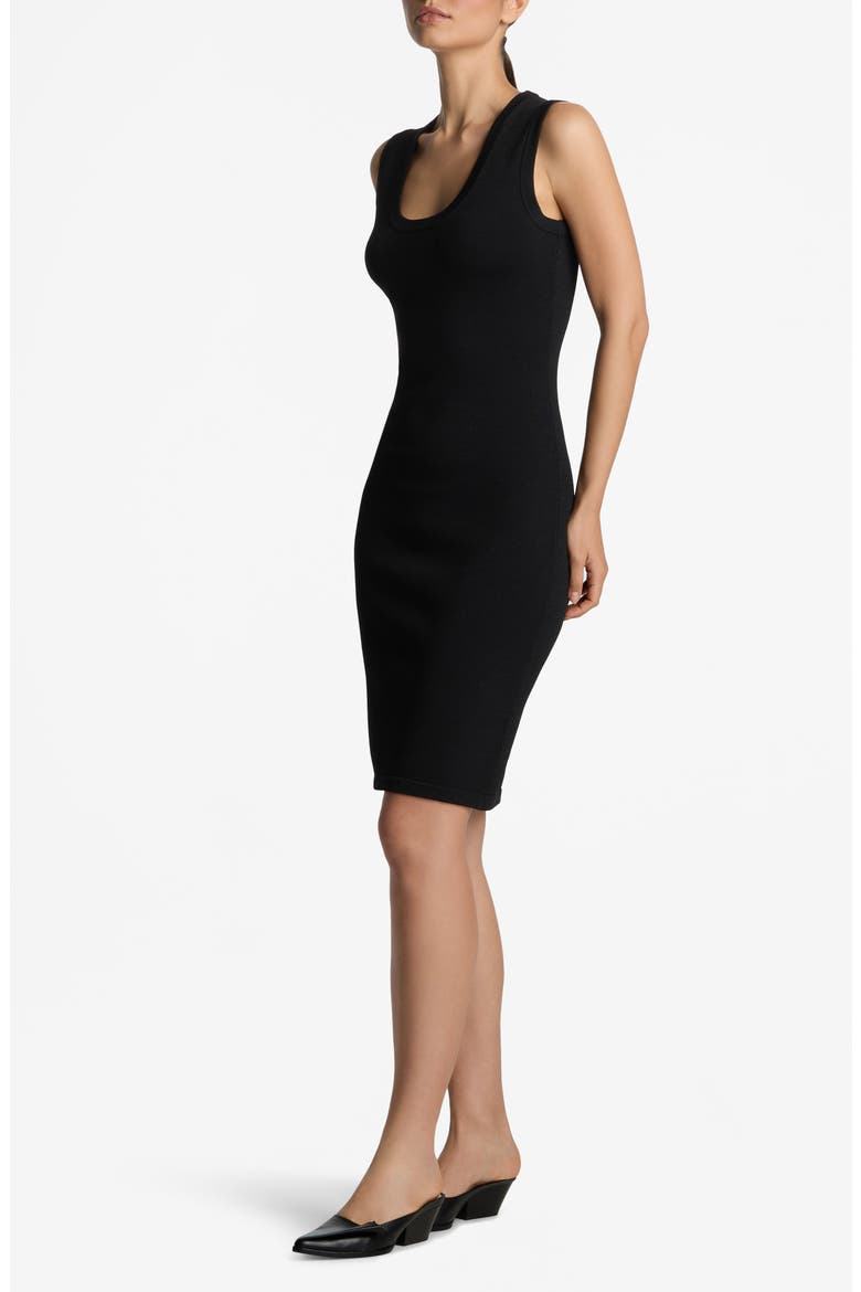 Santiago Knit Scoop Neck Sleeveless Dress, Alternate, color, BLACK