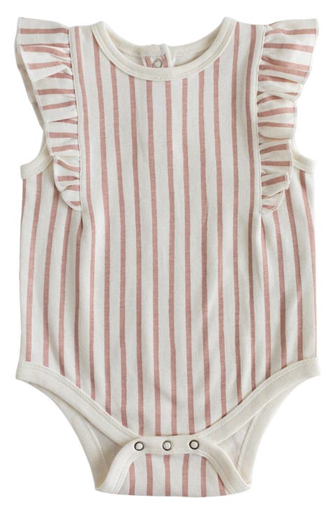 Ruffle Organic Cotton Bodysuit (Baby)