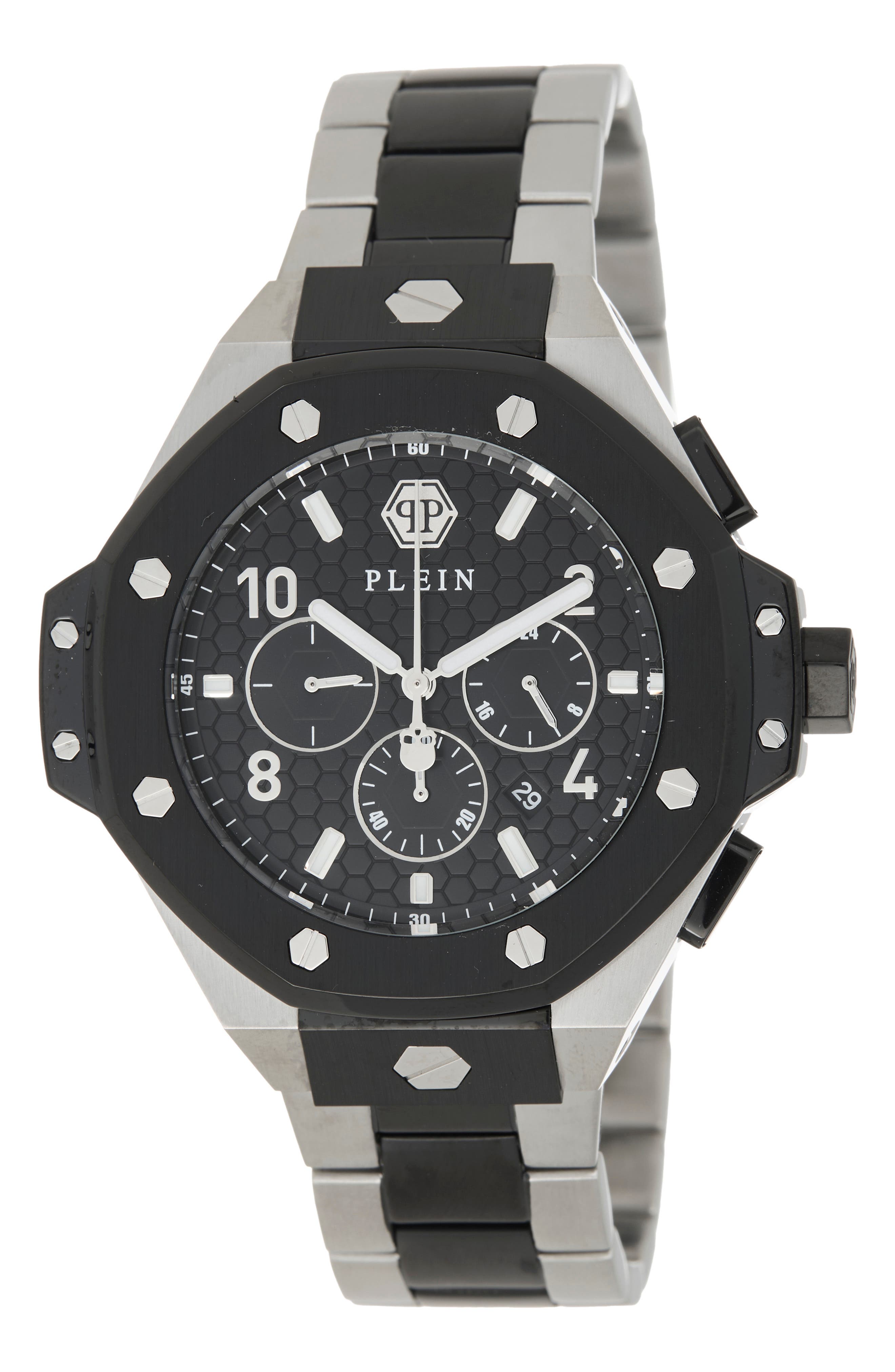 Plein Chrono Royal Chronograph Bracelet Watch, 51mm