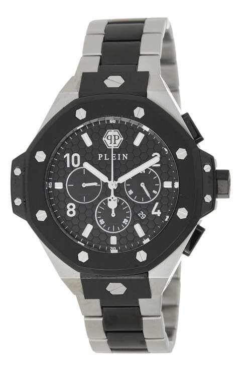 Plein Chrono Royal Chronograph Bracelet Watch, 51mm