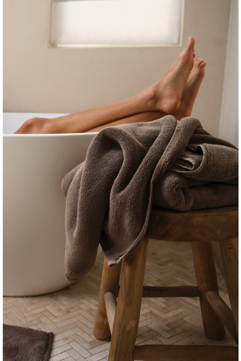 Organic Plush Towels, Alternate, color, WARM GREY