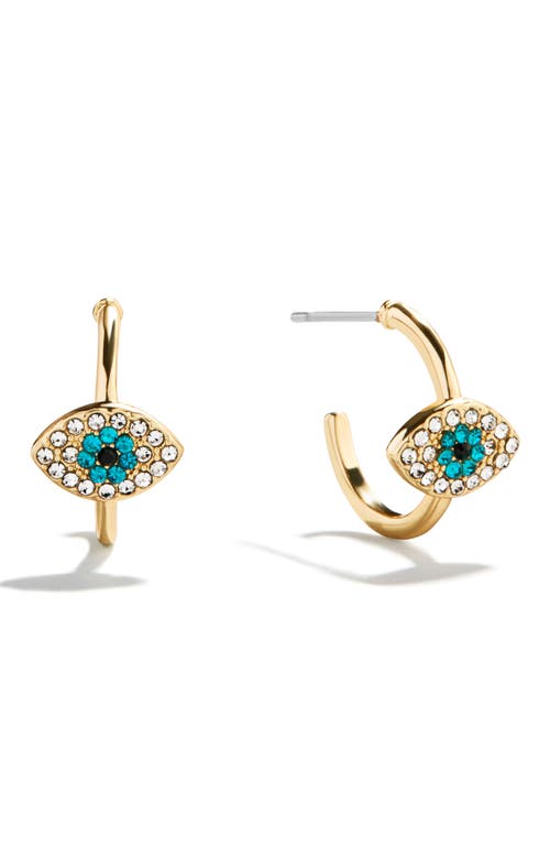 Baublebar Good Vibes Evil Eye Earrings & Bracelet Set In Brown