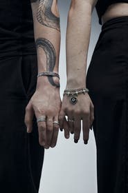 Disturbia Till Death Thick Sterling Silver Ring