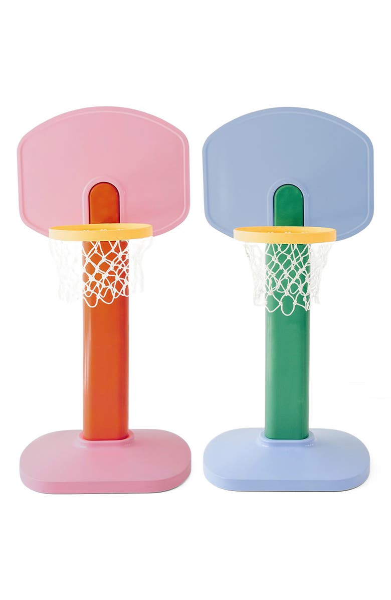 PLAYSMOL Basketball Hoop, Alternate, color, Pink, Orange