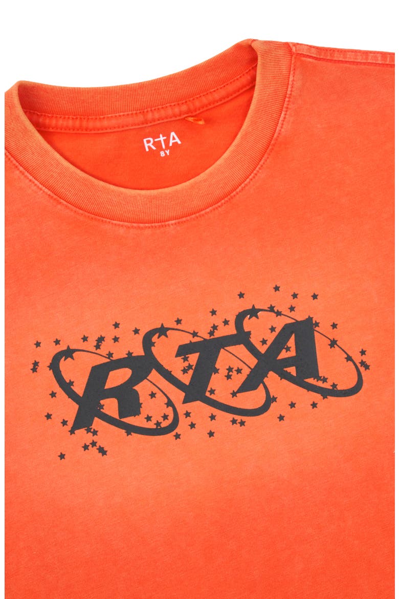 Kids' Lawson Cotton Graphic T-Shirt, Alternate, color, ORANGE PLANETARY RTA
