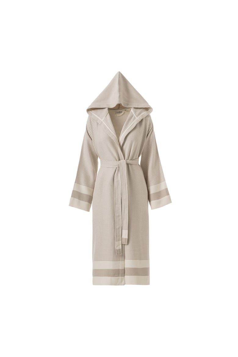 Pixel Turkish Cotton Towel Robe, Alternate, color, Sand