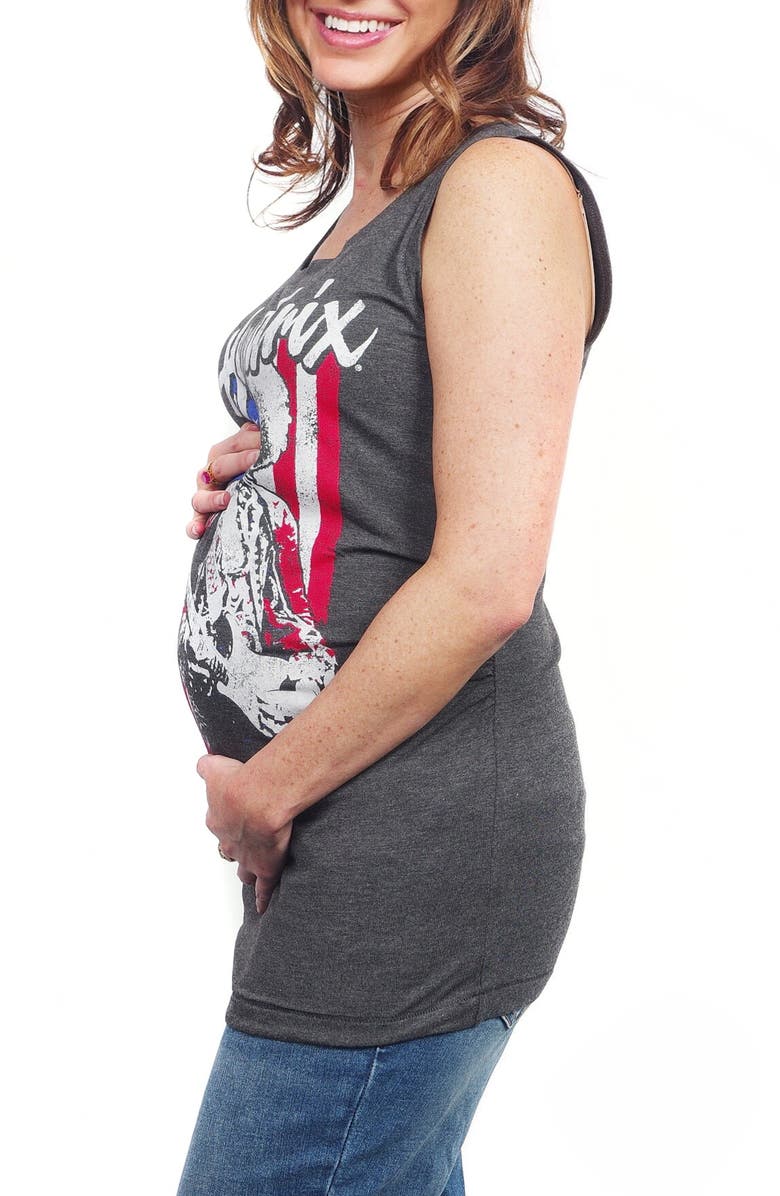 VIP MAMA Jimi Hendrix Maternity Graphic Tank, Alternate, color, 