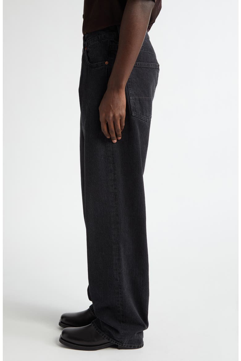 Third Cut Wide Leg Jeans, Alternate, color, REAL BLACK CHAIN TWILL