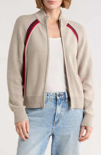 Obey Lizzie Colorblock Zip Cardigan