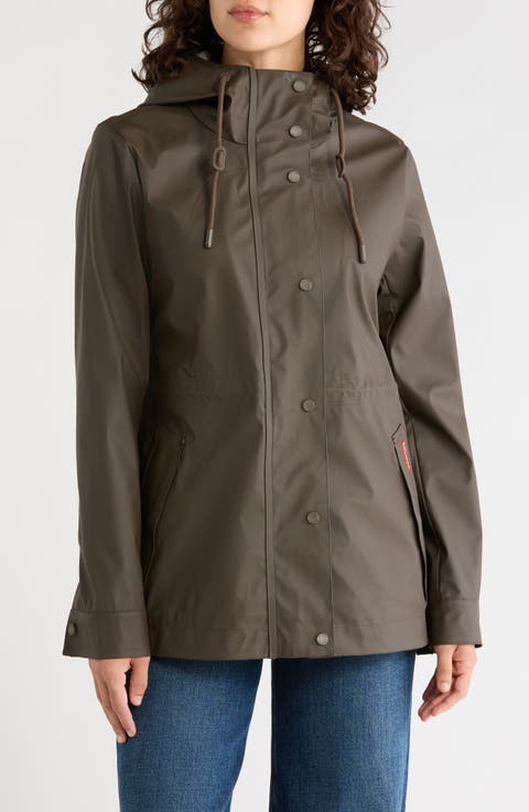 Abbey Short Rubberized Rain Jacket