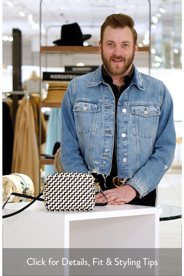 Midi Sac Woven Crossbody Bag video