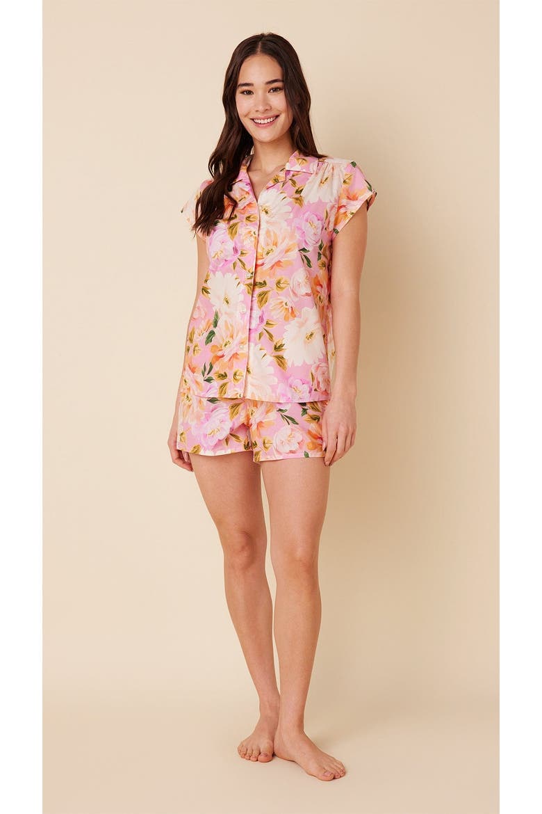 Luxe Pima Short Set, Main, color, Blush Rose