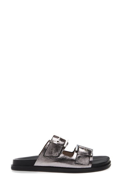 Shop Allsaints Mia Metallic Strap Sandal