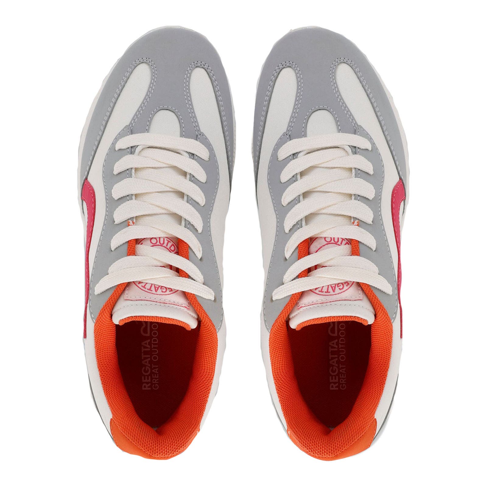 Marine Retro Sneakers, Alternate, color, Snow White and Pink Potion