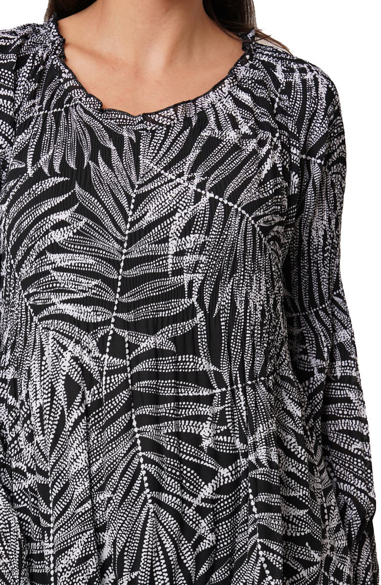 SUNNY LEIGH Pleated Ruffle Top, Alternate, color, Sarah Dot