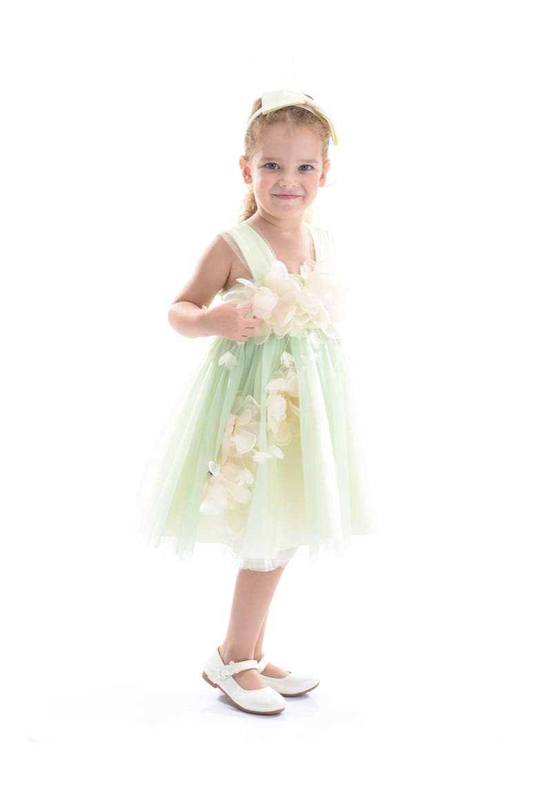 Kyra Floral Dress, Alternate, color, Green