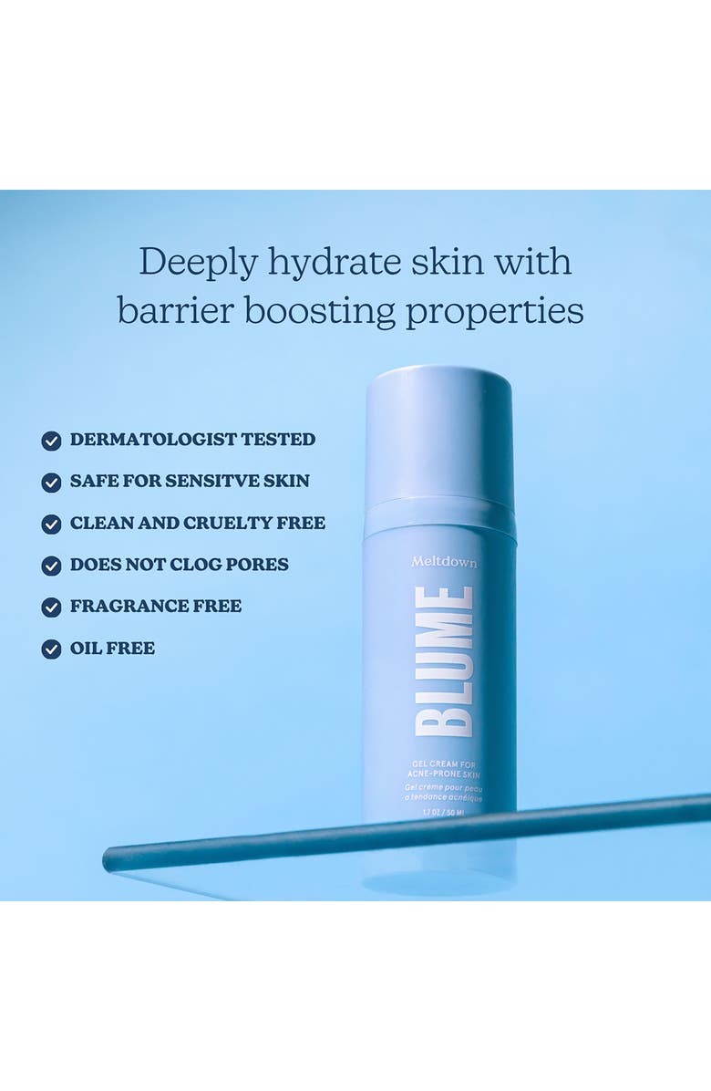 BLUME Meltdown Gel Cream for Acne-Prone Skin, Alternate, color, 