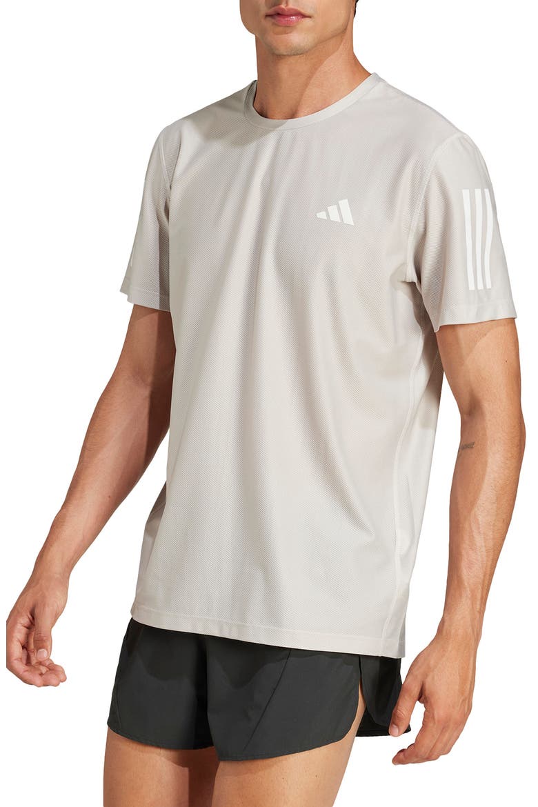 Own the Run Performance T-Shirt, Main, color, WONDER ALUMINA