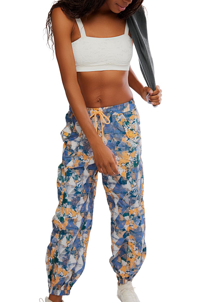 FP Movement Set Me Free Print Pants, Alternate, color, MIDNIGHT NAVY COMBO