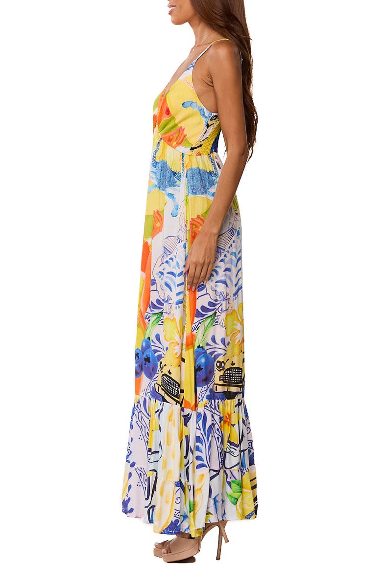 RANEES Vacation Maxi Dress, Alternate, color, Yellow