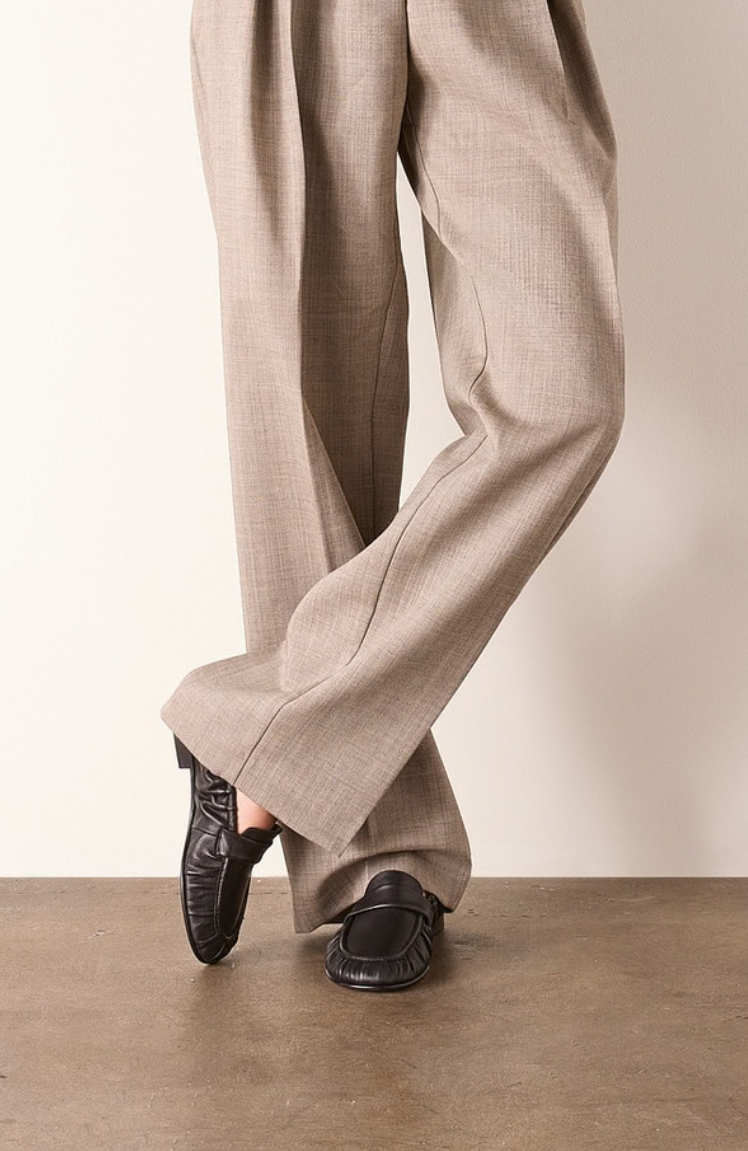 Neil J. Rodgers Ruche Soft Loafer, Alternate, color, Black