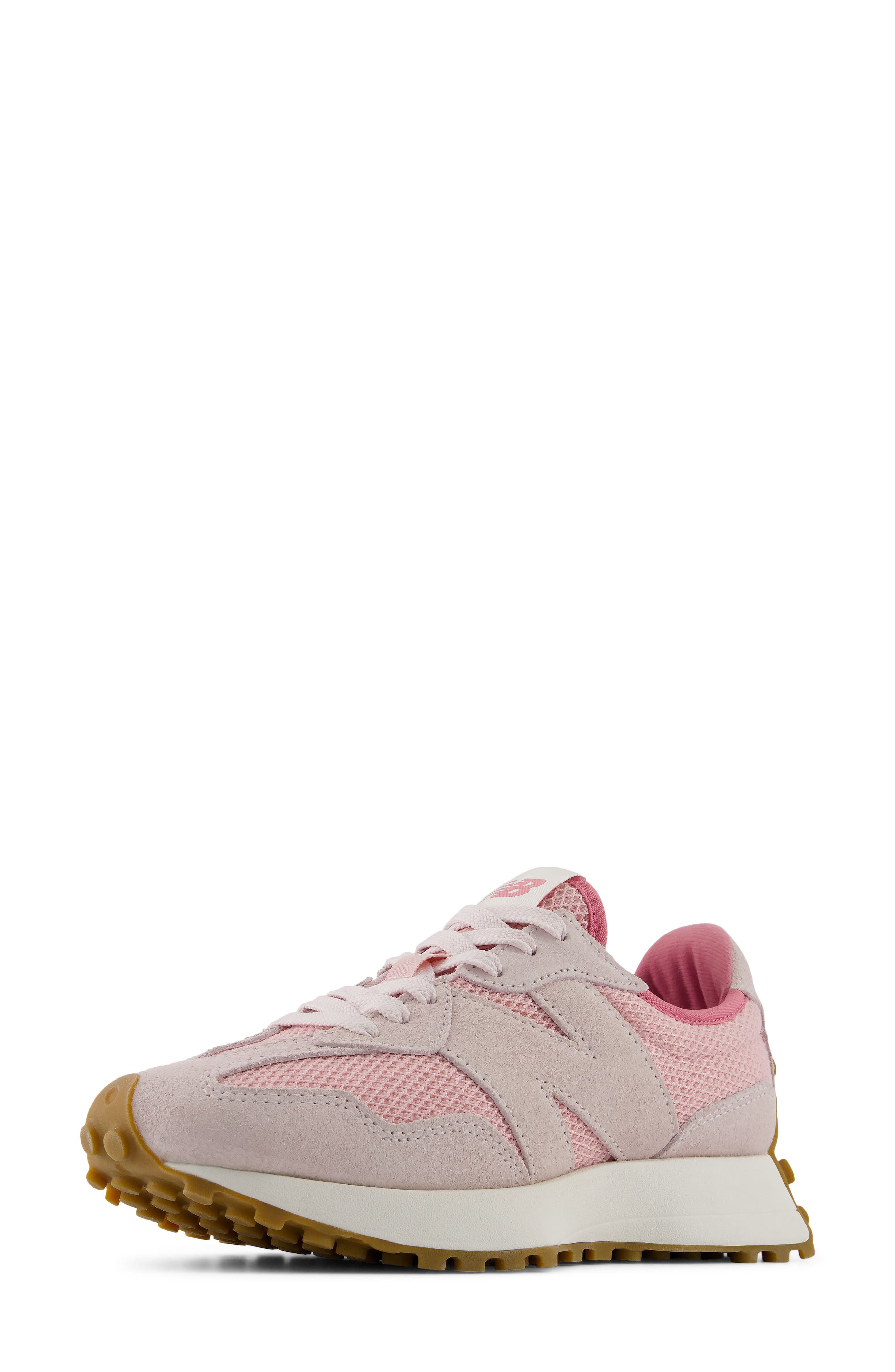 327 Sneaker, Alternate, color, PINK GRANITE/ PINK CHALK