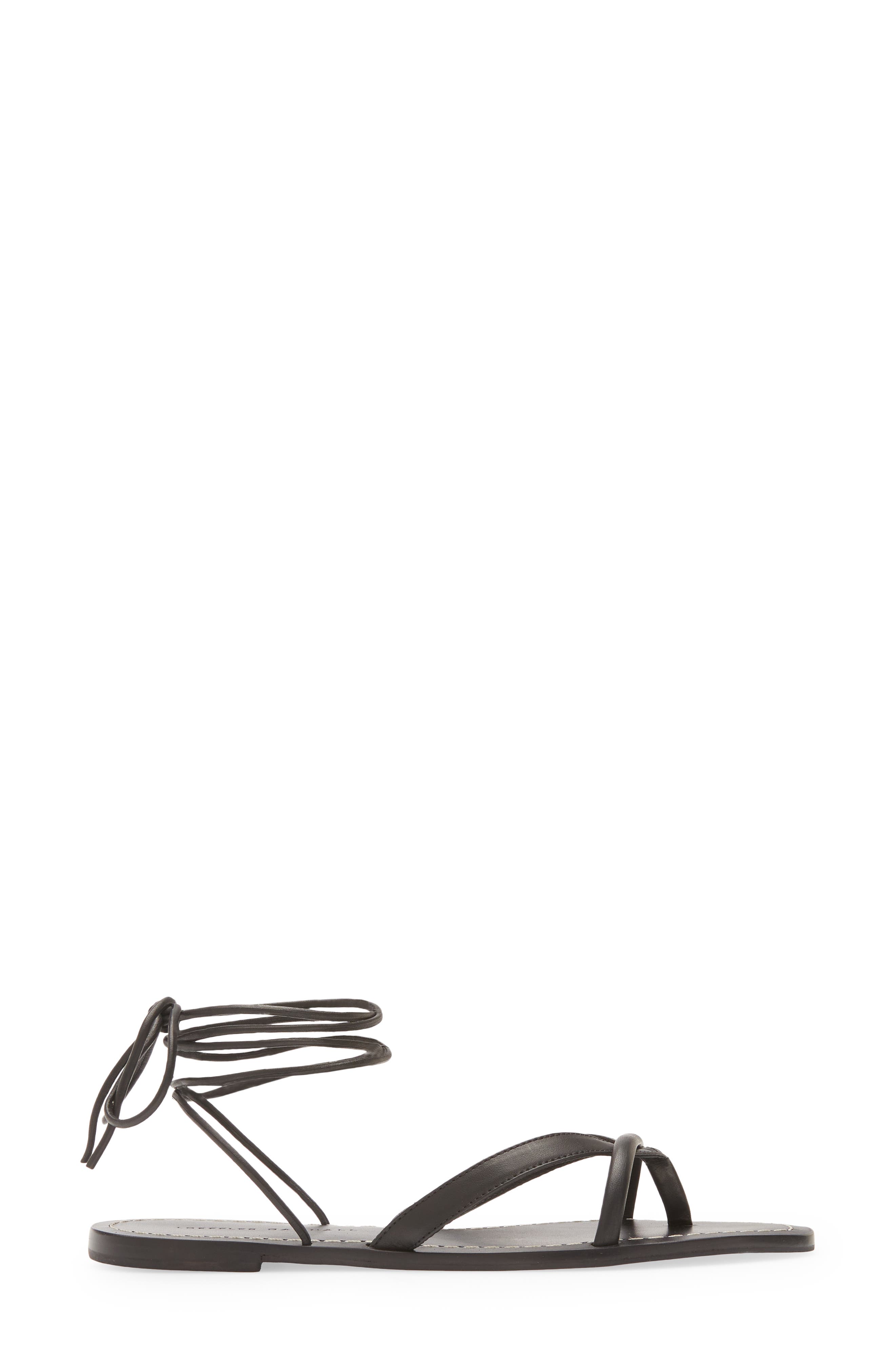 Loeffler Randall Lilla Ankle Wrap Thong Sandal, Alternate, color, 