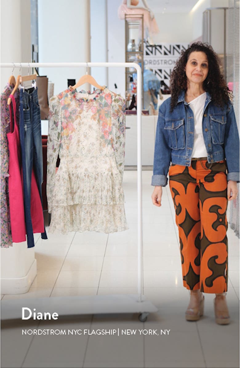 Ava B Silk Long Sleeve Dress, sales video thumbnail