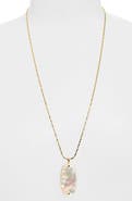 Kendra Scott Danielle Riveted Reversible Mother-of-Pearl Pendant Necklace