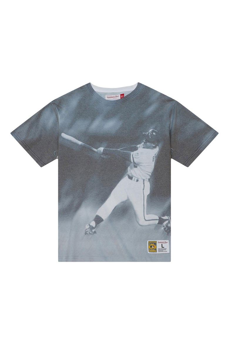 Men's Mitchell & Ness George Brett Kansas City Royals Cooperstown Collection Highlight Sublimated Player Graphic T-Shirt, Alternate, color, White