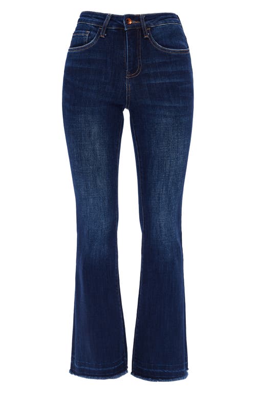 Shop Bayeas Release Hem Mid Rise Flare Jeans