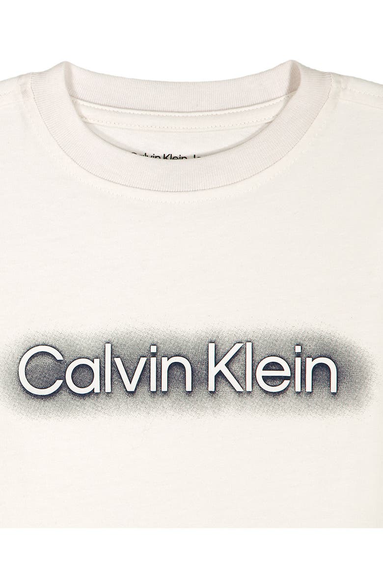 Calvin Klein Kids' Graphic T-Shirt & Shorts Set, Alternate, color, Navy Multi