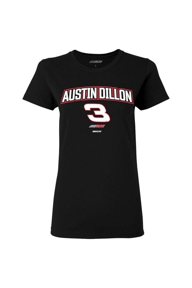 Women's Richard Childress Racing Team Collection Black Austin Dillon Car T-Shirt, Alternate, color, Black
