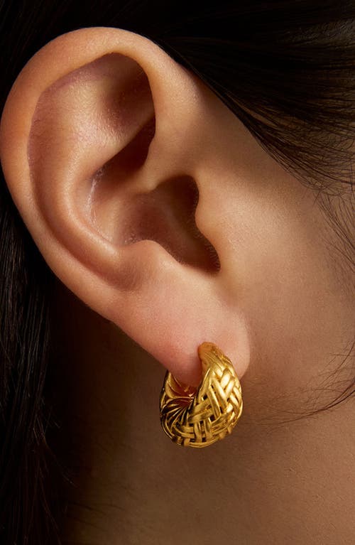 Dean Davidson Cinta Huggie Hoop Earrings In Gold