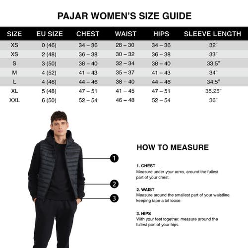 Pajar Pine Bomber With Fixed Hood And Detachable Fur Trim In Black