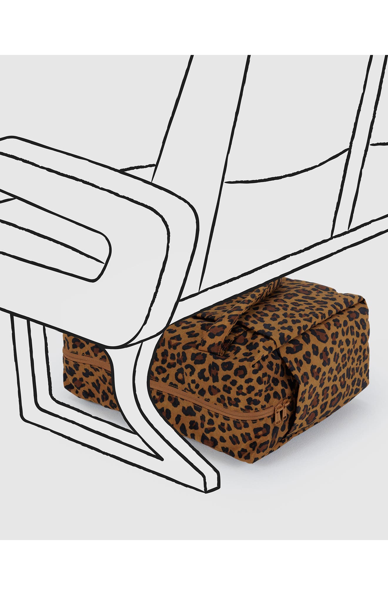 Small Cloud Carry-On, Alternate, color, LEOPARD