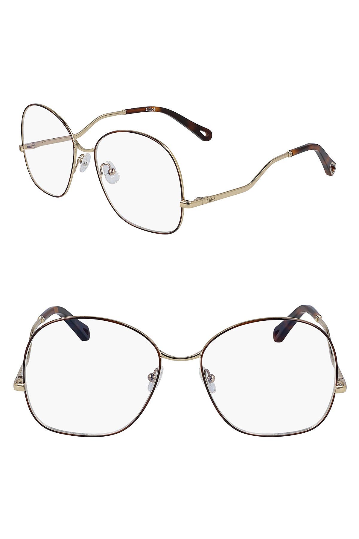 Chloé 56mm Mod Rectangle Full Rim Optical Frames (Men) | Nordstromrack