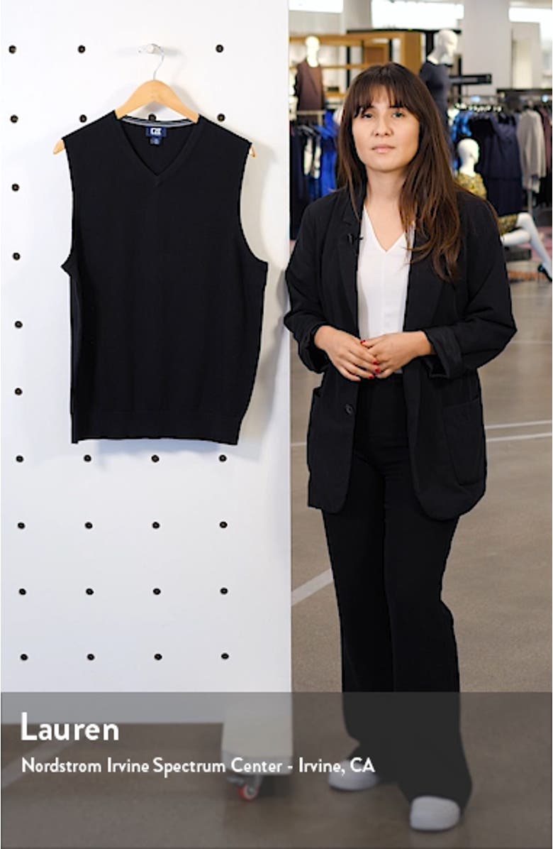 Lakemont V-Neck Sweater Vest, sales video thumbnail