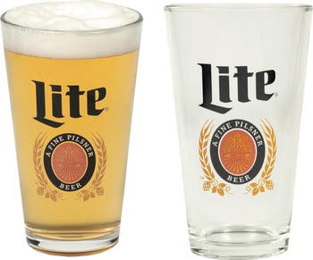 Lord's Rocks Miller Lite Set of 2 Pint Cups | Nordstromrack